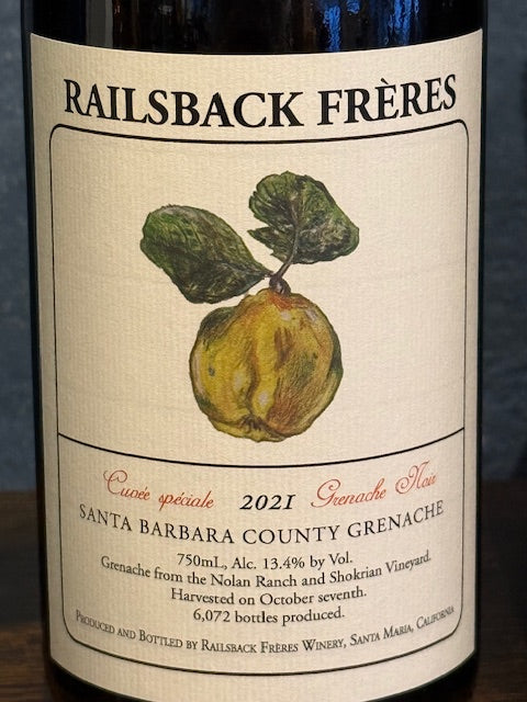Railsback Freres "Cuvée Spéciale" Grenache Noir